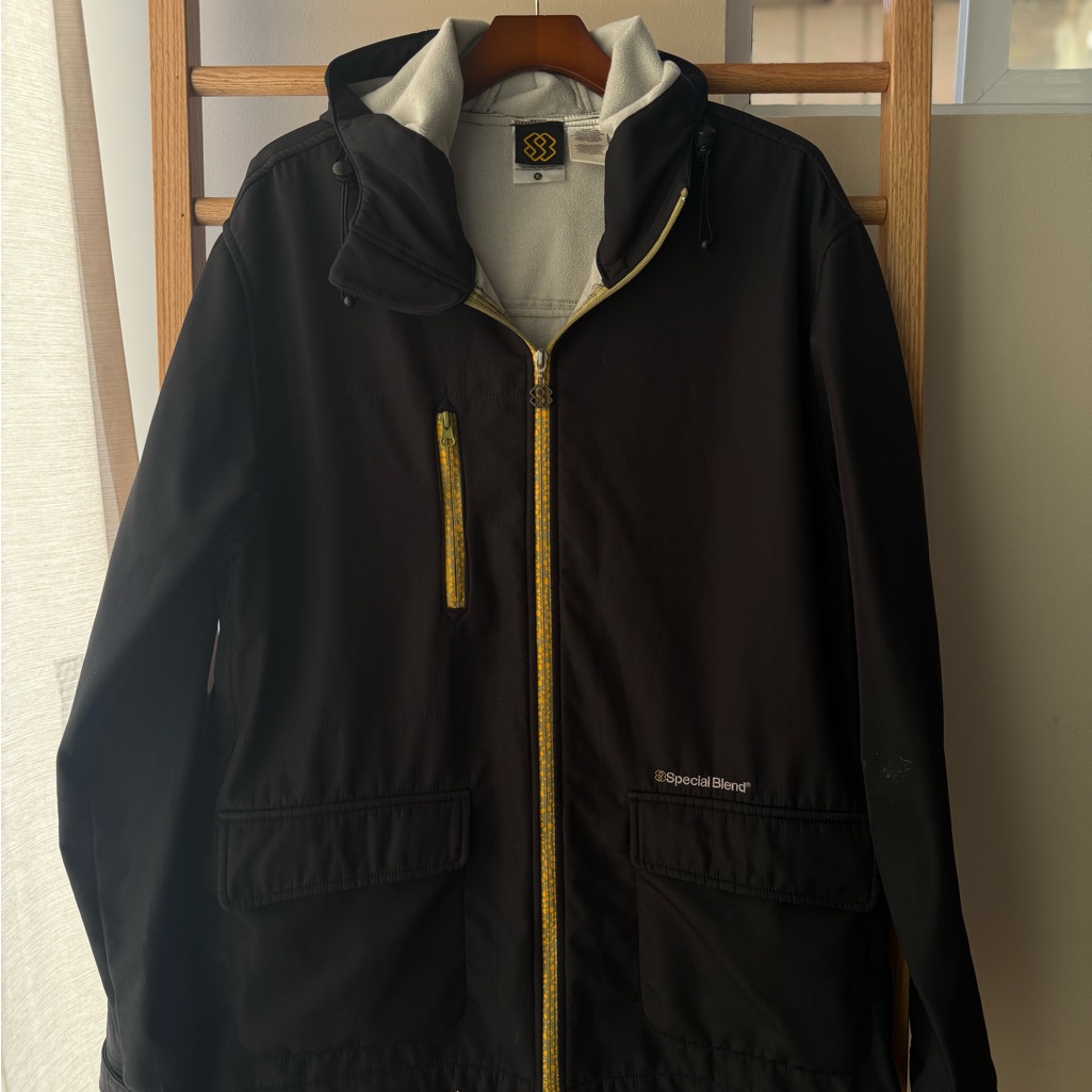 Special Blend Black Performance Jacket For Men